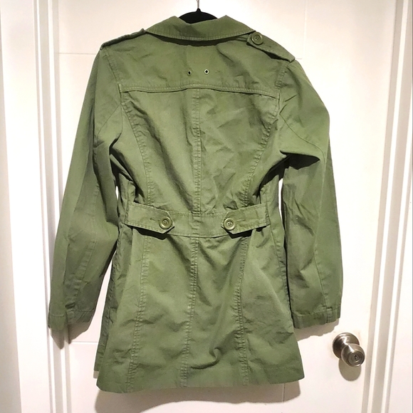 Vintage Jacob Army Green Utility Jacket Size M - Picture 2 of 6